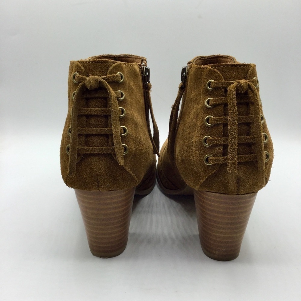 Minnetonka Brown Ankle Booties with Tassel Zipper - Picture 5 of 13